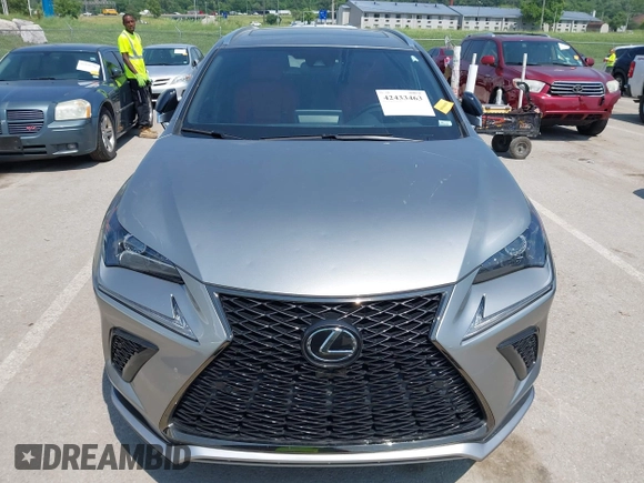 2020 Lexus NX 300 F Sport with VIN JTJSARDZ0L2235829, listed as a IAAI auction lot 42433463 with 51,360 mi miles and . Bid and sale history available at DreamBid. Image 12.