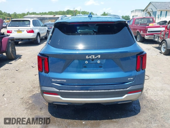 2025 Kia Sorento SX Prestige with VIN KNDRKDJG9S5296517, listed as a IAAI auction lot 42683892 with 17,116 mi miles and . Bid and sale history available at DreamBid. Image 16.