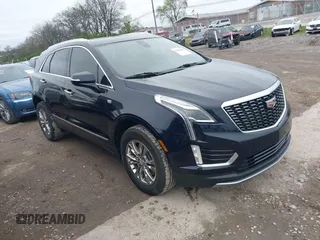 2021 Cadillac XT5 AWD Premium Luxury with VIN 1GYKNDRS6MZ147571, listed as a IAAI auction lot 41864286 with 46,144 mi miles. Bid and sale history available at carsss.com. Image 1.