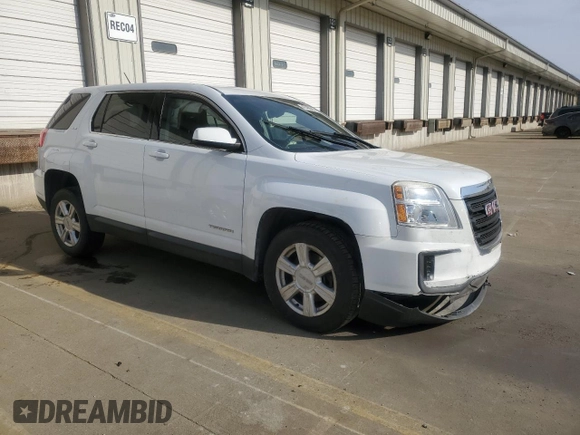 2016 GMC Terrain SLE with VIN 2GKFLSEK0G6155306, listed as a Copart auction lot 47480965 with 154,915 mi miles and Salvage Title. Bid and sale history available at DreamBid. Image 4.