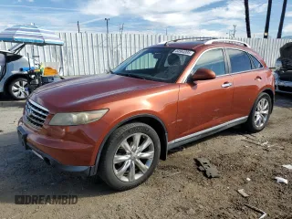 2006 Infiniti FX with VIN JNRBS08W56X401720, listed as a Copart auction lot 44564995 with 132,052 mi miles and Salvage Title. Bid and sale history available at carsss.com. Image 1.