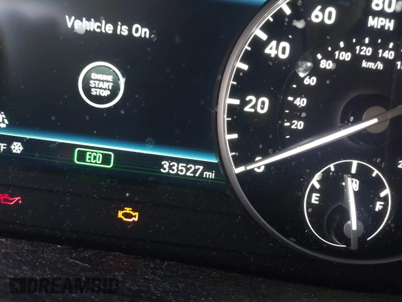 2018 Genesis G90 3.3T Premium with VIN KMHG34JA5JU043341, listed as a IAAI auction lot 41272841 with 33,527 mi miles. Bid and sale history available at carsss.com. Image 15.