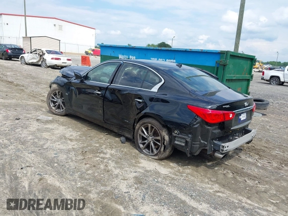 2017 Infiniti Q50 Premium with VIN JN1EV7AR6HM837923, listed as a IAAI auction lot 42255798 with 90,371 mi miles and . Bid and sale history available at DreamBid. Image 3.