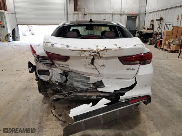 2017 Kia Optima SX Limited with VIN 5XXGV4L29HG127280, listed as a Copart auction lot 46044405 with 71,431 mi miles and Non Repairable. Bid and sale history available at carsss.com. Image 6.