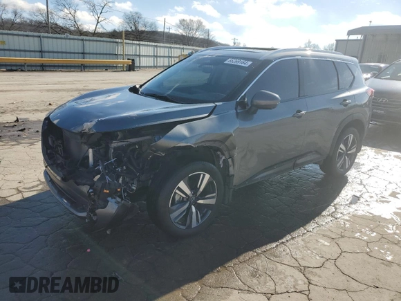 2022 Nissan Rogue SL with VIN 5N1BT3CA0NC714119, listed as a Copart auction lot 86269184 with 35,615 mi miles and Salvage Title. Bid and sale history available at DreamBid. Image 1.