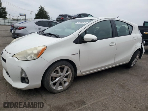 2012 Toyota Prius One with VIN JTDKDTB31C1000299, listed as a Copart auction lot 51562675 with 166,288 mi miles and Salvage Title. Bid and sale history available at DreamBid. Image 1.