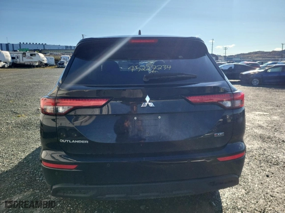 2024 Mitsubishi Outlander ES with VIN JA4J4UA84RZ606361, listed as a Copart auction lot 75227234 with 21,434 mi miles and Salvage Title. Bid and sale history available at carsss.com. Image 6.