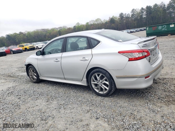 2013 Nissan Sentra SR with VIN 3N1AB7AP7DL621542, listed as a Copart auction lot 49902195 with 168,129 mi miles and Salvage Title. Bid and sale history available at carsss.com. Image 2.