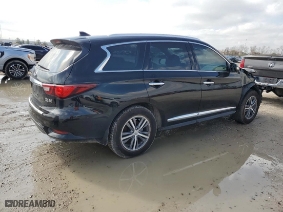 2019 Infiniti QX60 PURE with VIN 5N1DL0MN1KC508845, listed as a Copart auction lot 43188295 with NaN miles and Salvage Title. Bid and sale history available at carsss.com. Image 3.