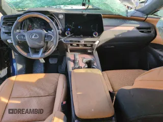 2024 Lexus RX with VIN 2T2BAMCA7RC074760, listed as a Copart auction lot 86424704 with 3,221 mi miles and Salvage Title. Bid and sale history available at carsss.com. Image 8.