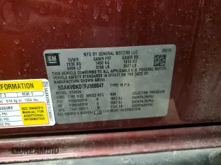 2015 Buick Enclave Leather with VIN 5GAKVBKD7FJ368847, listed as a Copart auction lot 48208815 with 135,176 mi miles and Salvage Title. Bid and sale history available at carsss.com. Image 13.