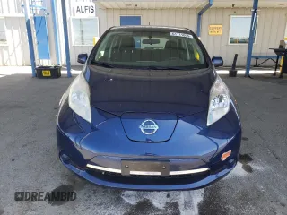 2016 Nissan LEAF S with VIN 1N4BZ0CPXGC315085, listed as a Copart auction lot 61111805 with 65,201 mi miles and Salvage title. Bid and sale history available at DreamBid. Image 5.