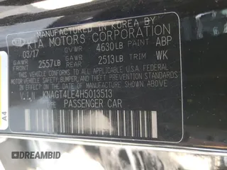 2017 Kia Optima Hybrid with VIN KNAGT4LE4H5013513, listed as a Copart auction lot 73405314 with 150,473 mi miles and Salvage Title. Bid and sale history available at carsss.com. Image 15.