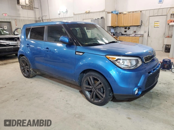 2015 Kia Soul + with VIN KNDJP3A5XF7219401, listed as a Copart auction lot 47695993 with 101,641 mi miles and Non Repairable. Bid and sale history available at carsss.com. Image 4.