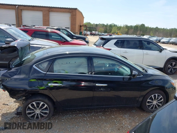 2019 Nissan Sentra S with VIN 3N1AB7AP1KY360683, listed as a IAAI auction lot 41876053 with 91,016 mi miles. Bid and sale history available at carsss.com. Image 13.