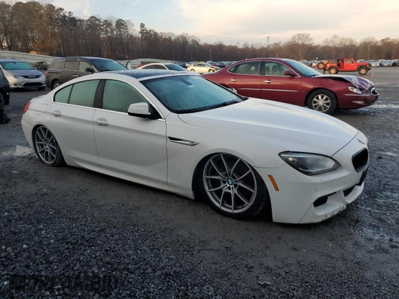 2013 BMW 6 Series 650i xDrive with VIN WBA6B4C57DD098510, listed as a Copart auction lot 85079634 with 98,421 mi miles and Clean Title. Bid and sale history available at carsss.com. Image 4.