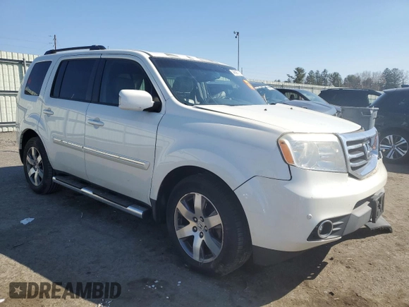 2015 Honda Pilot Touring with VIN 5FNYF4H96FB027418, listed as a Copart auction lot 48699755 with Not Provided miles and Salvage Title. Bid and sale history available at DreamBid. Image 4.