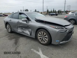 2021 Toyota Mirai XLE с VIN JTDAAAAA3MA001240, выставлен на аукционе Copart как лот 54158425 с пробегом 58 263 миль миль и Списание • Salvage title. История ставок и продаж доступна на DreamBid. Изображение 4.