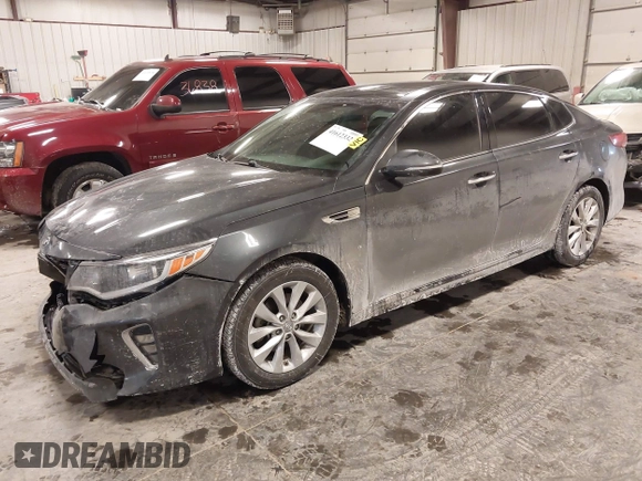 2018 Kia Optima LX with VIN 5XXGT4L30JG241236, listed as a IAAI auction lot 41612332 with 73,494 mi miles. Bid and sale history available at carsss.com. Image 17.