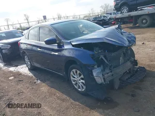 2018 Nissan Sentra SV with VIN 3N1AB7AP7JL643987, listed as a IAAI auction lot 42070616 with 199,273 mi miles. Bid and sale history available at carsss.com. Image 1.
