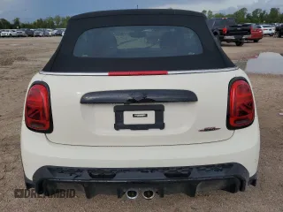2023 MINI Convertible John Cooper Works with VIN WMW63DL0XP3P70734, listed as a Copart auction lot 76761254 with 0 mi miles and Non Repairable. Bid and sale history available at carsss.com. Image 6.