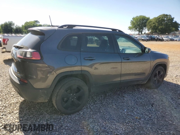 2020 Jeep Cherokee Altitude with VIN 1C4PJLLB1LD573710, listed as a Copart auction lot 57703275 with 124,016 mi miles and Salvage title. Bid and sale history available at DreamBid. Image 3.