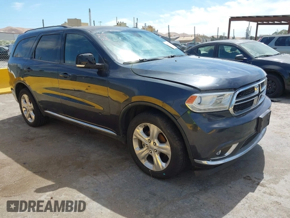 2014 Dodge Durango Limited with VIN 1C4RDJDG7EC586842, listed as a IAAI auction lot 42673969 with 134,094 mi miles and . Bid and sale history available at DreamBid. Image 1.