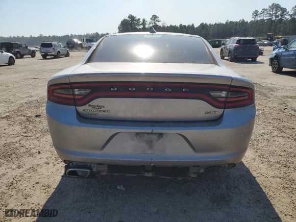 2016 Dodge Charger SXT with VIN 2C3CDXJGXGH151055, listed as a Copart auction lot 46434615 with 249,835 mi miles and Salvage Title. Bid and sale history available at carsss.com. Image 6.