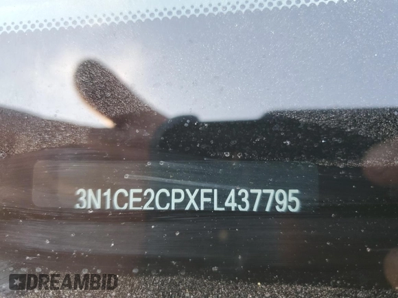 2015 Nissan Note S Plus with VIN 3N1CE2CPXFL437795, listed as a Copart auction lot 63340625 with 60,079 mi miles and Salvage title. Bid and sale history available at DreamBid. Image 12.