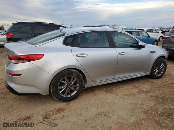 2019 Kia Optima LX with VIN 5XXGT4L31KG305687, listed as a Copart auction lot 43200895 with 94,436 mi miles and Salvage Title. Bid and sale history available at carsss.com. Image 3.