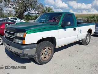2006 Chevrolet Silverado 1500 Work Truck with VIN 3GCEK14Z76G197526, listed as a IAAI auction lot 41555933 with 176,540 mi miles. Bid and sale history available at carsss.com. Image 2.