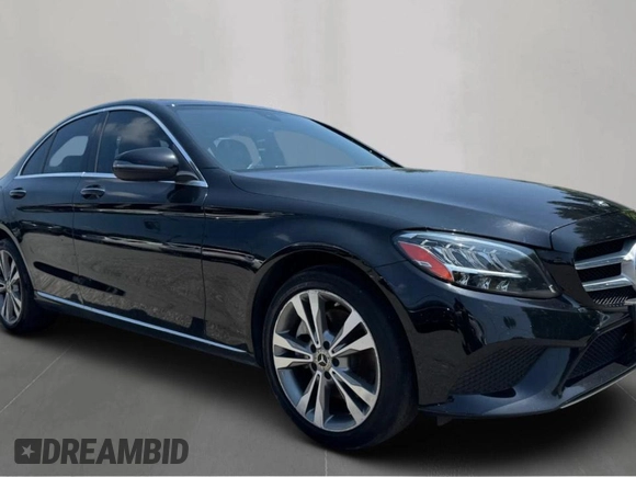 2021 Mercedes-Benz C 300 with VIN W1KWF8EB7MR635595, listed as a Copart auction lot 62626935 with 59,432 mi miles and Clean title. Bid and sale history available at DreamBid. Image 1.