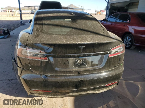2022 Tesla Model S with VIN 5YJSA1E51NF464763, listed as a Copart auction lot 43559465 with 36,079 mi miles and Salvage title. Bid and sale history available at DreamBid. Image 6.