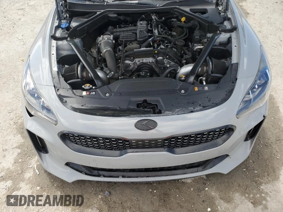 2020 Kia Stinger GT1 with VIN KNAE45LC2L6084091, listed as a Copart auction lot 51410175 with 129,049 mi miles and Salvage Title. Bid and sale history available at DreamBid. Image 11.