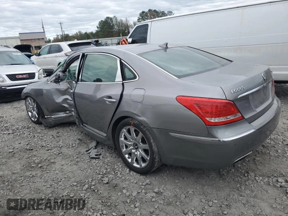2012 Hyundai Equus Signature с VIN KMHGH4JH5CU053000, выставлен на аукционе Copart как лот 81974014 с пробегом 139 441 миль миль и Списание • Salvage title. История ставок и продаж доступна на DreamBid. Изображение 2.