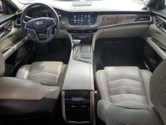 2017 Cadillac CT6 Luxury AWD with VIN 1G6KD5RS3HU137360, listed as a Copart auction lot 53444425 with 123,131 mi miles and Salvage title. Bid and sale history available at DreamBid. Image 8.
