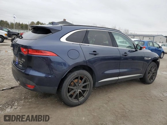 2018 Jaguar F-Pace 35t Prestige with VIN SADCK2EVXJA242611, listed as a Copart auction lot 83959894 with 106,307 mi miles and Salvage title. Bid and sale history available at DreamBid. Image 3.