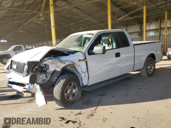 2007 Ford F-150 STX with VIN 1FTRX12W87FB32957, listed as a Copart auction lot 41818135 with 180,590 mi miles and Salvage Title. Bid and sale history available at DreamBid. Image 1.