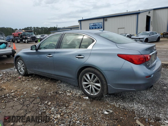 2014 Infiniti Q50 Sport with VIN JN1BV7AR9EM693217, listed as a Copart auction lot 50870335 with 149,854 mi miles and Salvage Title. Bid and sale history available at carsss.com. Image 2.