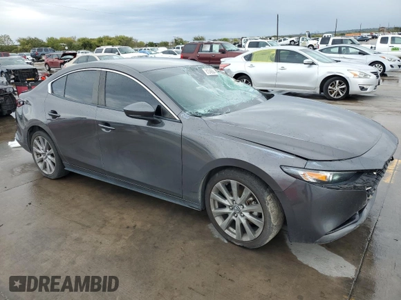 2019 Mazda 3 Preferred with VIN 3MZBPADL2KM112374, listed as a Copart auction lot 81246564 with 54,457 mi miles and Salvage Title. Bid and sale history available at DreamBid. Image 4.