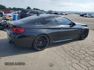 2018 BMW M4 with VIN WBS4Y9C57JAG66687, listed as a Copart auction lot 59283414 with 86,029 mi miles and Salvage Title. Bid and sale history available at carsss.com. Image 3.