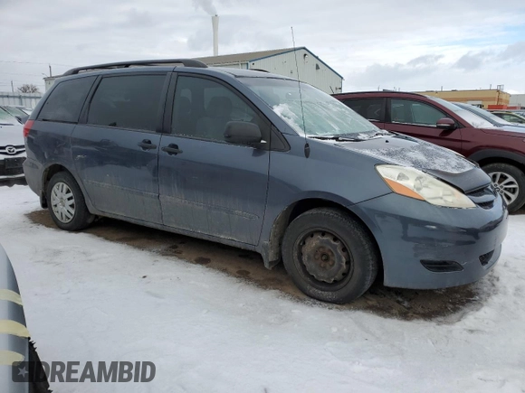2006 Toyota Sienna with VIN 5TDZA29C76S496823, listed as a Copart auction lot 47431695 with 249,295 mi miles and Salvage Title. Bid and sale history available at DreamBid. Image 4.
