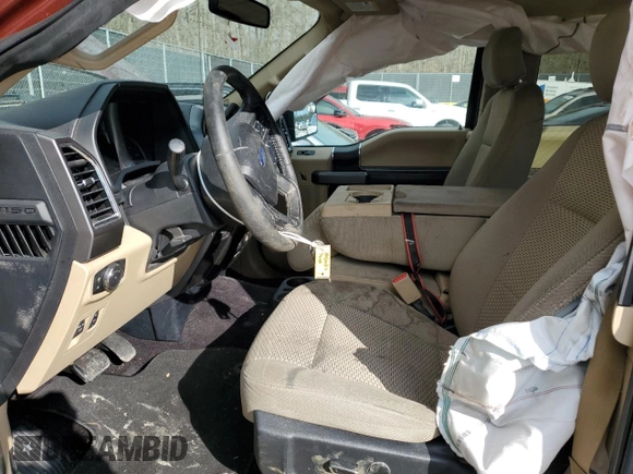 2015 Ford F-150 XLT with VIN 1FTEX1EP8FKE55723, listed as a Copart auction lot 88250755 with 126,052 mi miles and Salvage Title. Bid and sale history available at carsss.com. Image 7.