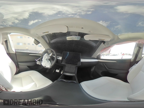 2024 Tesla Model Y Performance with VIN 7SAYGDEF3RF050704, listed as a Copart auction lot 45512455 with 15,539 mi miles and Salvage Title. Bid and sale history available at DreamBid. Image 12.