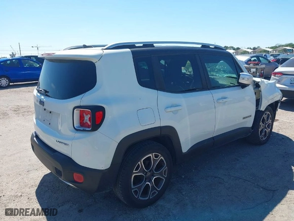 2015 Jeep Renegade Limited with VIN ZACCJADTXFPC18471, listed as a IAAI auction lot 41698973 with 77,033 mi miles. Bid and sale history available at carsss.com. Image 4.
