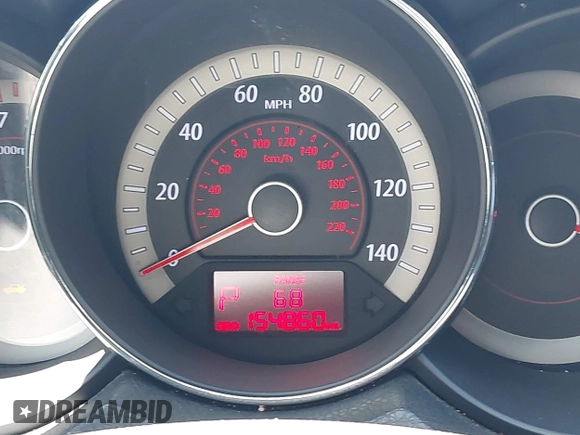 2013 Kia Forte EX with VIN KNAFU4A27D5724120, listed as a IAAI auction lot 42153084 with 154,860 mi miles. Bid and sale history available at carsss.com. Image 16.
