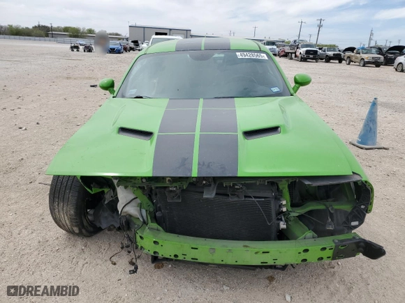 2017 Dodge Challenger SXT Plus with VIN 2C3CDZAG2HH592174, listed as a Copart auction lot 49428565 with 78,578 mi miles and Salvage Title. Bid and sale history available at carsss.com. Image 5.