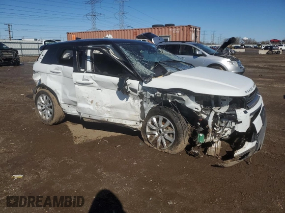 2019 Land Rover Range Rover Evoque SE with VIN SALVP2RX0KH347726, listed as a Copart auction lot 47424345 with 0 mi miles and Salvage Title. Bid and sale history available at carsss.com. Image 4.