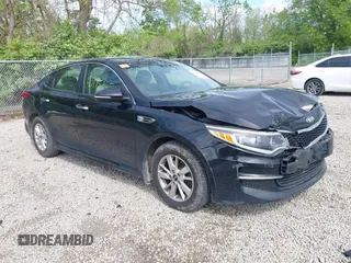 2016 Kia Optima LX with VIN 5XXGT4L32GG041760, listed as a IAAI auction lot 42175945 with 116,866 mi miles and . Bid and sale history available at carsss.com. Image 1.