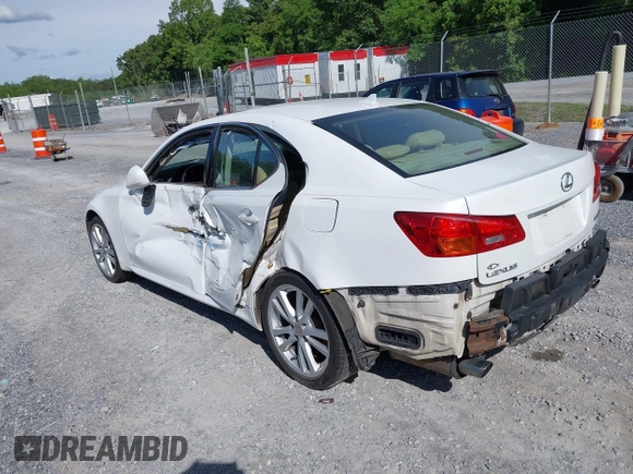 2007 Lexus IS 250 with VIN JTHBK262X72032149, listed as a IAAI auction lot 42253966 with 169,700 mi miles and . Bid and sale history available at DreamBid. Image 3.